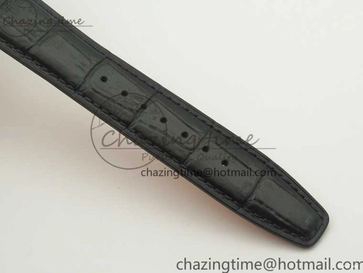 MIROTIME 0213 Portuguese Chrono SS ZF 1:1 Best Edition Gray Dial SS On Black Leather Strap A ZipUp 7215